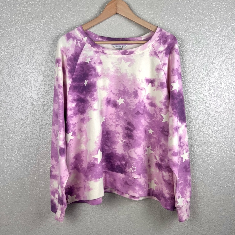 NWT Wildfox Tie Dye Stars Sweatshirt